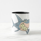 Haifisch unter Verwendung einer Toothpick-Tasse Tasse (Zentrum)