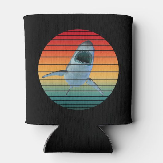 Haifisch Vintag Dosenkühler (Rückseite)