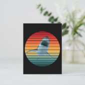 Haifisch Vintag Postkarte (Stehend Vorderseite)