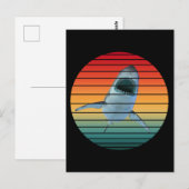 Haifisch Vintag Postkarte (Vorne/Hinten)