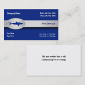 Haifisch-Visitenkarten Visitenkarte (Vorne/Hinten)