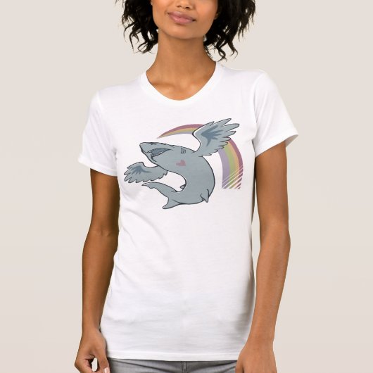 Haifisch-Vogel T-Shirt (Vorderseite)