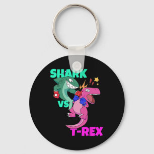 Haifisch vs. Dinosaurier T Rex Boxhandschuhe für K Schlüsselanhänger