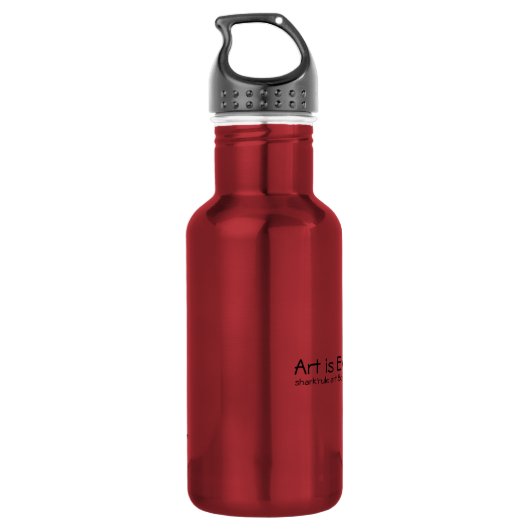 Haifisch-Wasser-Flasche Trinkflasche (Rückseite)