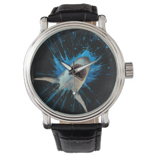HAIFISCH WASSER SPRITZER OZEAN ARMBANDUHR