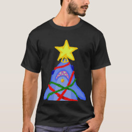 Haifisch-Weihnachtsbaum T-Shirt