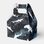 Haifisch-weißer Schatten auf der Dunklen Galaxie Geschenkschachtel (Rückseite)