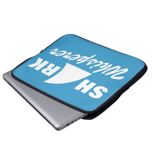 Haifisch Whisperer-Laptophülse Laptopschutzhülle (Vorne Knopf)