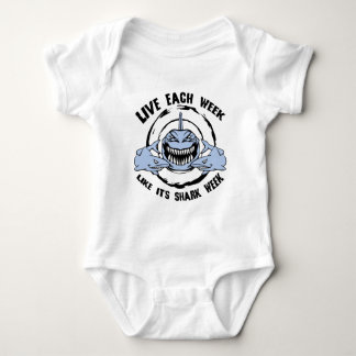 Haifisch-Woche Baby Strampler
