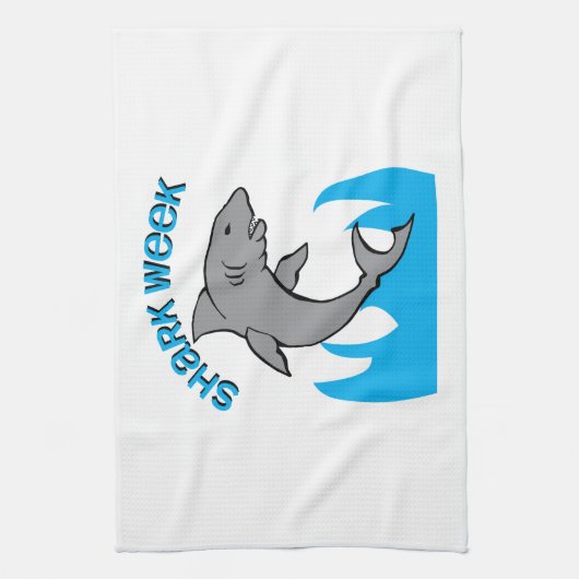 Haifisch-Woche Handtuch (Vertikal)