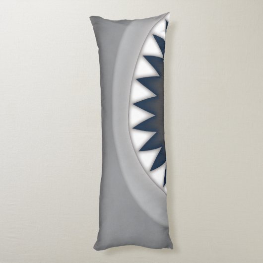 Haifisch-Zähne Seitenschläferkissen (Rückseite (Vertikal))