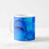 Haifischangriff Kaffeetasse (Vorderseite Links)