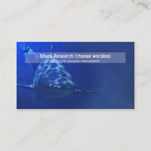 Haifischbiologie-Marineforschung Visitenkarte