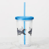 Haifische Acryltrinkbecher (Vorderseite)