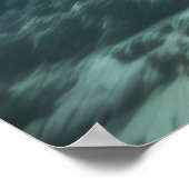 Haifische Blauer Ozean Tiefsee Poster (Ecke)
