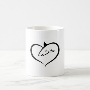 Haifische Fische Fischen Meer Cool Funny Gift Kaffeetasse