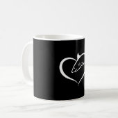 Haifische Fischen Fischen Meer Funny Gift Idee Kaffeetasse (Vorderseite Links)