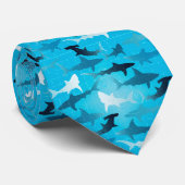 Haifische! Krawatte (Gerollt)