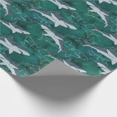 Haifische, Marinesoldat, Meer, Fisch, Geschenkpapier (Ecke)