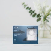 Haifische - mollig visitenkarte (Stehend Vorderseite)