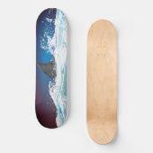 Haifische Ominous Dark Blood Red Night Sky Ozean Skateboard (Vorderseite)