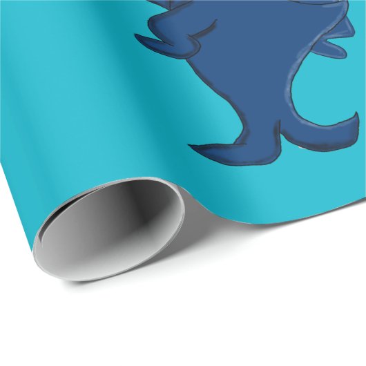 Haifischentwurfs-Packpapier Geschenkpapier (Rolleneckpunkt)