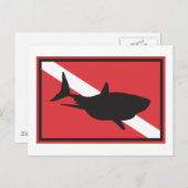 Haifischfahne Postkarte (Vorne/Hinten)