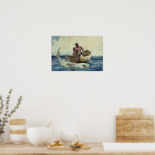 Haifischfang, 1885 poster (Küche)