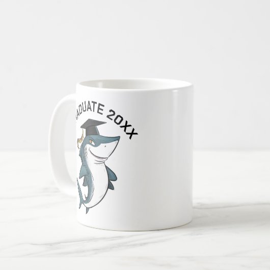 Haifischfisch Personalisiert Kaffeetasse (Vorderseite Links)
