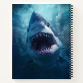 Haifischfisch Phantastischer Ozean Notizblock (Rückseite)