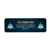 Haifischfisch-Rücksendeadresse (Vorne)