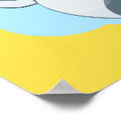 Haifischfisch-Zuhause personalize Destiny's Poster (Ecke)