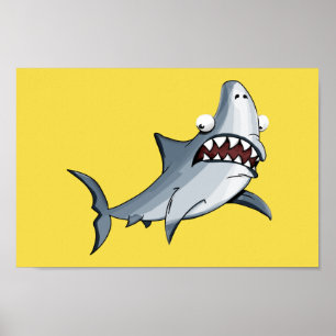 Haifischfisch-Zuhause personalize Destiny's Poster