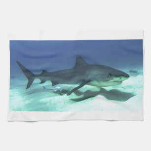 Haifischfische Tropischer Ozean Schicksal Geschenk Küchentuch