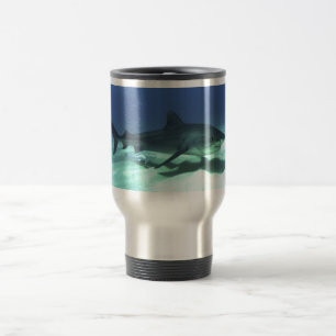 Haifischfische Tropischer Ozean Schicksal Geschenk Reisebecher