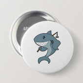 Haifischfischfischerei - Fischfangstange Button (Vorne & Hinten)