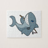 Haifischfischfischerei - Fischfangstange Puzzle (Horizontal)