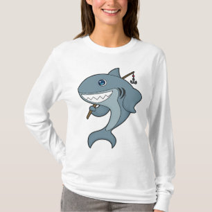 Haifischfischfischerei - Fischfangstange T-Shirt