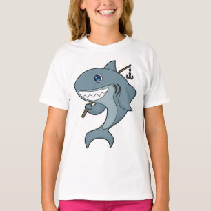 Haifischfischfischerei - Fischfangstange T-Shirt