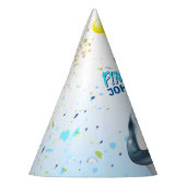 Haifischflossen-Kindergeburtstag Partyhütchen (Links)