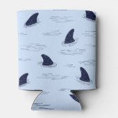 Haifischflossen-Ozeanmuster Dosenkühler (Rückseite)