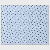Haifischflossen-Ozeanmuster Geschenkpapier (Flach)