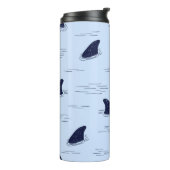 Haifischflossenmuster thermosbecher (Nach links gedreht)