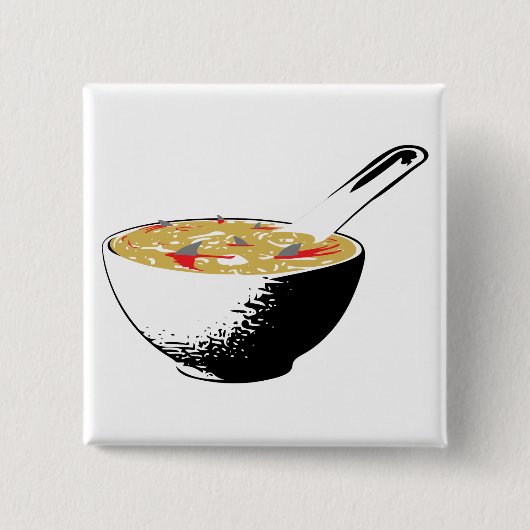 Haifischflossensuppe Button (Vorderseite)