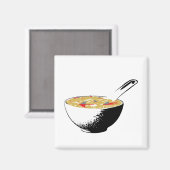 Haifischflossensuppe Magnet (Vorderseite/Rückseite)