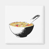 Haifischflossensuppe Magnet (Vorne)