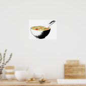 Haifischflossensuppe Poster (Küche)