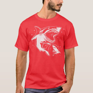 Haifischhai Fisch Hai Oberer Weißer Hai T-Shirt