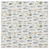 Haifischkennzeichen Stoff (Muster)