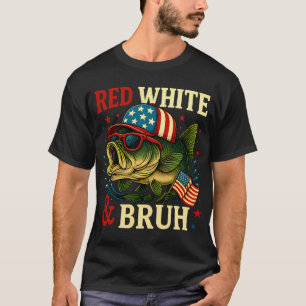 Haifischkiefer Amerikanische Flagge T-Shirt